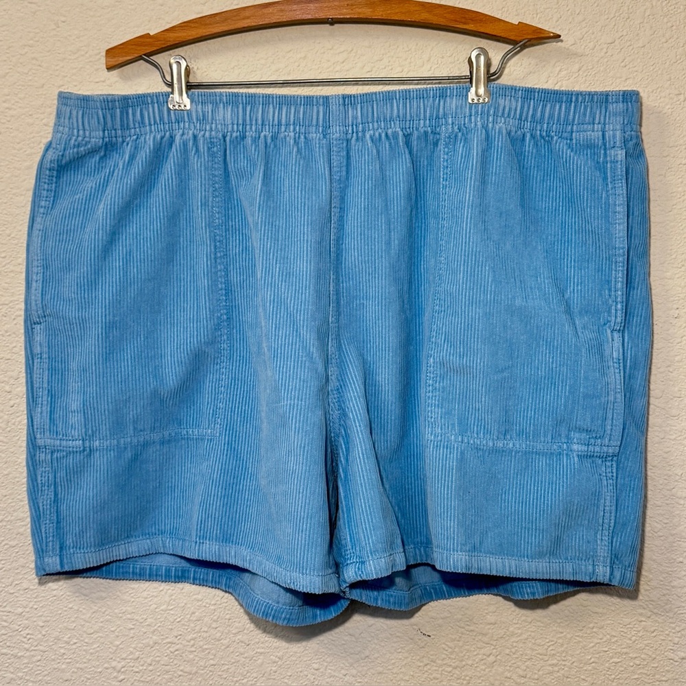 NWT Alpine Design Men's 5" Pull On Corduroy Shorts Size XXL